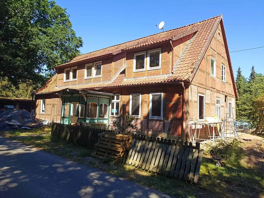 Altes Fachwerkhaus in der Lüneburger Heide